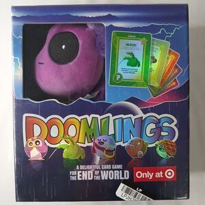 Doomlings Card Game With Purple Plush Toy Target Exclusive Edition Sealed New